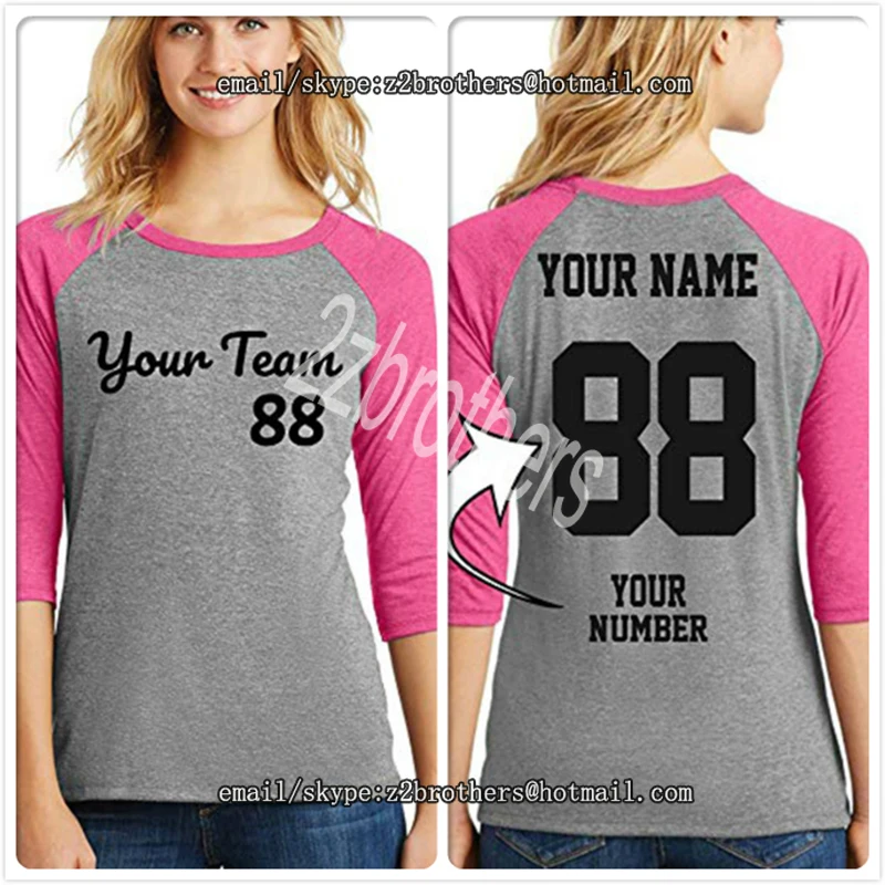 Custom Baseball Jerseys for Ladies MAKE YOUR OWN Design Logo Raglan T Shirts Softball Team Uniforms Player Name Number Women Kid
Custom Baseball Jerseys for Ladies MAKE YOUR OWN Design Logo Raglan T Shirts Softball Team Uniforms Player Name Number Women Kid