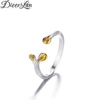 DIEERLAN Fashion 925 Sterling Silver Branch Plant Rings for Women Jewelry Beautiful Finger Open Rings For Party Birthday Gift
DIEERLAN Fashion 925 Sterling Silver Branch Plant Rings for Women Jewelry Beautiful Finger Open Rings For Party Birthday Gift