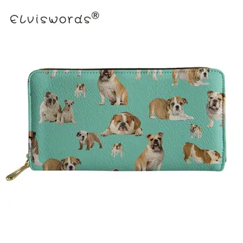 ELVISWORDS Cute Animals Bulldog Print Women Long Wallets Female Fashion PU Leather Bags Card Holders Cash Ladies Purses Bolsas
ELVISWORDS Cute Animals Bulldog Print Women Long Wallets Female Fashion PU Leather Bags Card Holders Cash Ladies Purses Bolsas