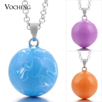 Vocheng Cage Ball Pendant Necklace Summer Style Colorful with Stainless Steel Chain VA-081
Vocheng Cage Ball Pendant Necklace Summer Style Colorful with Stainless Steel Chain VA-081