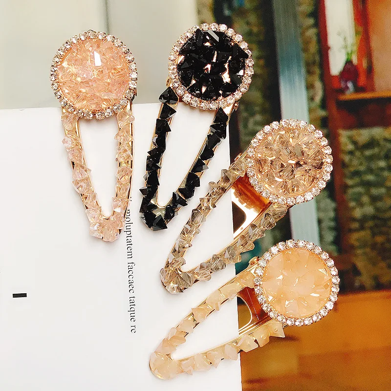 New Fashion Rhinestones Crystal Hairpins for Woman Girls Barrettes Bangs Hair Side Clips Hair Accessories Headwear Hair Pins
New Fashion Rhinestones Crystal Hairpins for Woman Girls Barrettes Bangs Hair Side Clips Hair Accessories Headwear Hair Pins