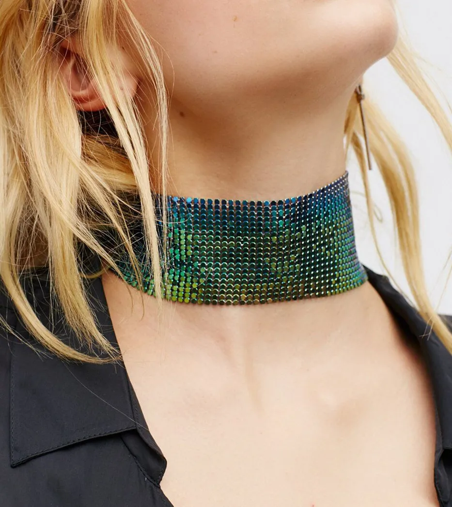 2018 Wide Gold Choker For Women Mesh Chokers Necklace Sequins Maxi Chocker Statement Collier Ras De Cou Collares Mujer Bijoux
2018 Wide Gold Choker For Women Mesh Chokers Necklace Sequins Maxi Chocker Statement Collier Ras De Cou Collares Mujer Bijoux
