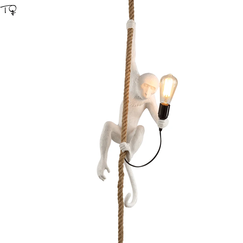 Nordic Happy Monkey Rope Led Lamp Chandelier Modern Art Industrial Dining Loft Bedroom Cafe Aisle Retro Light Living Room 220v 
Nordic Happy Monkey Rope Led Lamp Chandelier Modern Art Industrial Dining Loft Bedroom Cafe Aisle Retro Light Living Room 220v