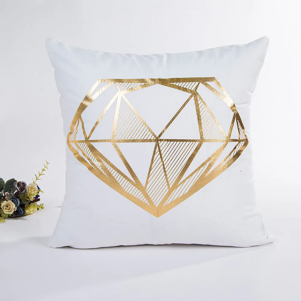 Gold Foil Printing Pillow Case Waist Throw Home High Quality For All Season 2019 Hot Sale Pillowcase
Gold Foil Printing Pillow Case Waist Throw Home High Quality For All Season 2019 Hot Sale Pillowcase
