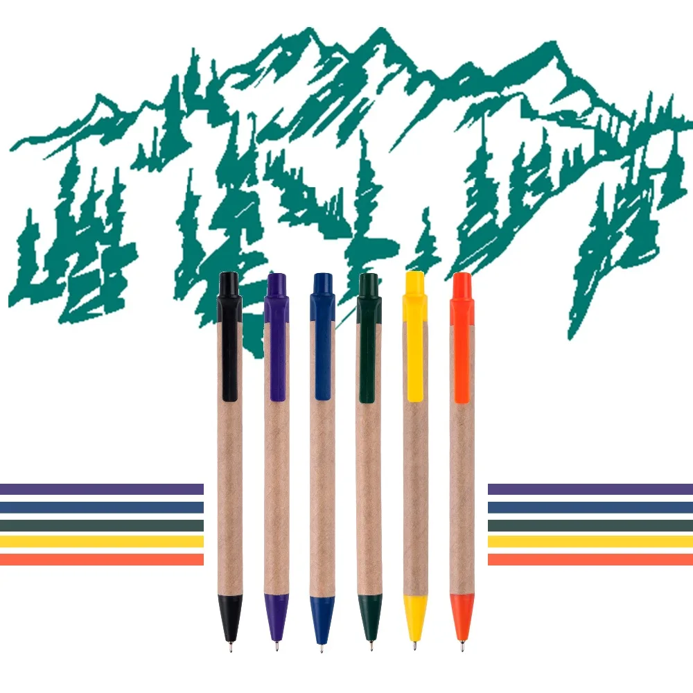 1pcs Brief Style Eco Paper Pen With Plastic Clip Green Concept Environmental Black ink Ballpoint Pens Durable Ball point Pen
1pcs Brief Style Eco Paper Pen With Plastic Clip Green Concept Environmental Black ink Ballpoint Pens Durable Ball point Pen