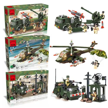 ENLIGHTEN 808 812 818 Military series outpost rockets The helicopter 3D DIY Figures Birthday Christmas Gifts Legoings toys
ENLIGHTEN 808 812 818 Military series outpost rockets The helicopter 3D DIY Figures Birthday Christmas Gifts Legoings toys