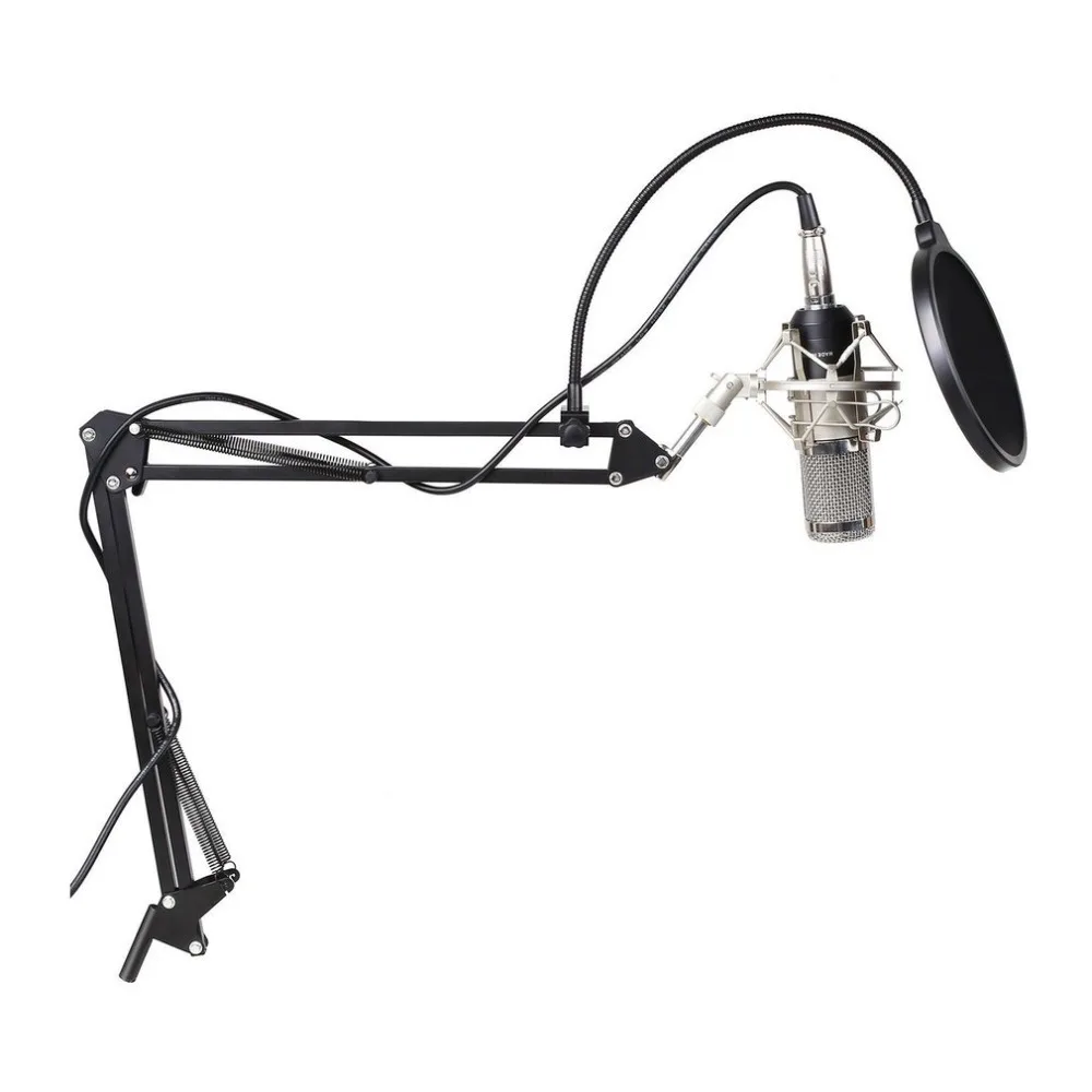 3.5MM Wired Computer Microphone with Stand Professional BM800K Audio Vocal Studio Condenser Microphone Set for Recording for pc 
3.5MM Wired Computer Microphone with Stand Professional BM800K Audio Vocal Studio Condenser Microphone Set for Recording for pc