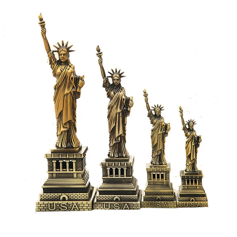 Realistic Bronze American USA New York the Statue of Liberty Replica Model Free Goddess Figurines Desk Table Decorations Crafts
Realistic Bronze American USA New York the Statue of Liberty Replica Model Free Goddess Figurines Desk Table Decorations Crafts