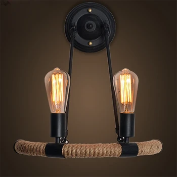 American country rope vintage industrial Wall lamps lights bathroom bedroom light led wall lights for home industrial decor lamp
American country rope vintage industrial Wall lamps lights bathroom bedroom light led wall lights for home industrial decor lamp
