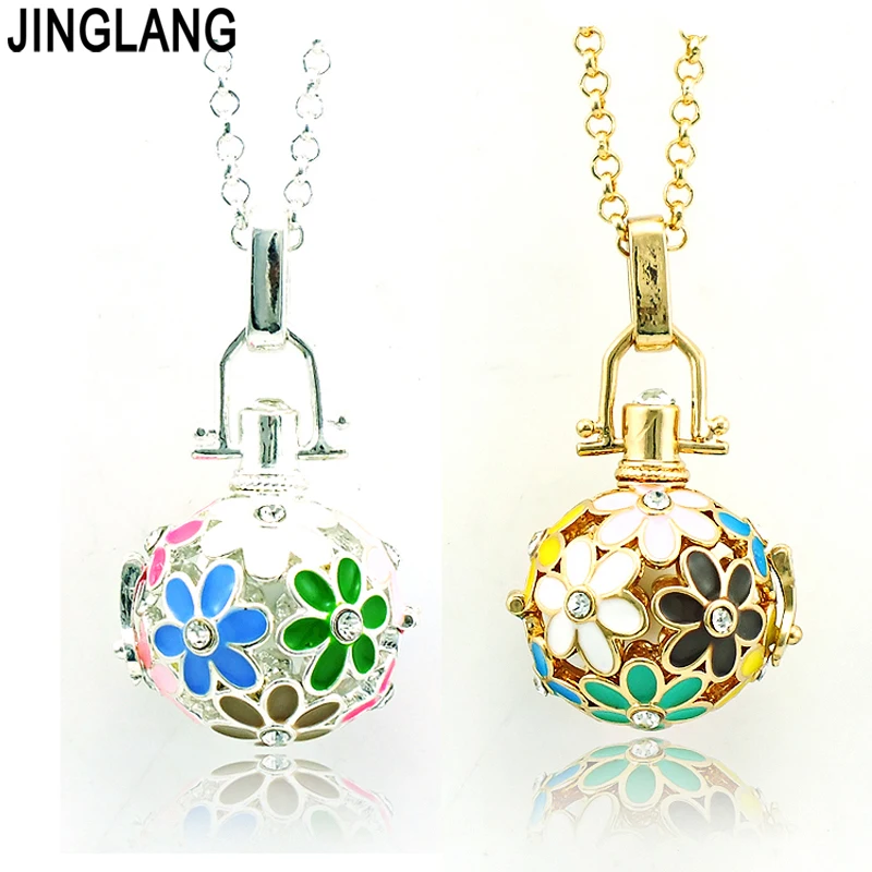 Fashion Angel Necklace Body Harmony Musical Chime Bells Copper Flower Cage Pendant Necklace For Women Jewelry
Fashion Angel Necklace Body Harmony Musical Chime Bells Copper Flower Cage Pendant Necklace For Women Jewelry