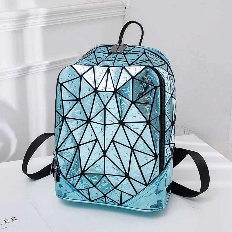 School Casual Rucksack Travel Daypack Women Backpack Luminous Geometric Sequin Laser Backpack Female Laptop Backpack Book Bag
School Casual Rucksack Travel Daypack Women Backpack Luminous Geometric Sequin Laser Backpack Female Laptop Backpack Book Bag