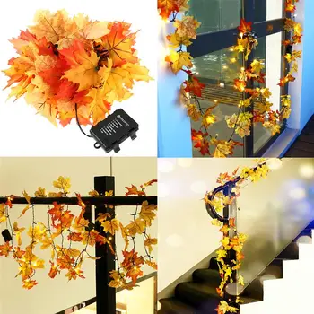 4.5M Fairy String Lights Waterproof 40 LED Maple Leaves Lights with 8 Modes Battery Operated
4.5M Fairy String Lights Waterproof 40 LED Maple Leaves Lights with 8 Modes Battery Operated