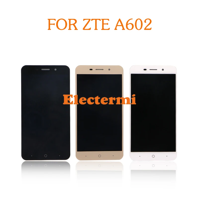 For ZTE Blade A602 A612 LCD Complete Display Touch Screen Digitizer Assembly Replacement With Repair Tools Set
For ZTE Blade A602 A612 LCD Complete Display Touch Screen Digitizer Assembly Replacement With Repair Tools Set
