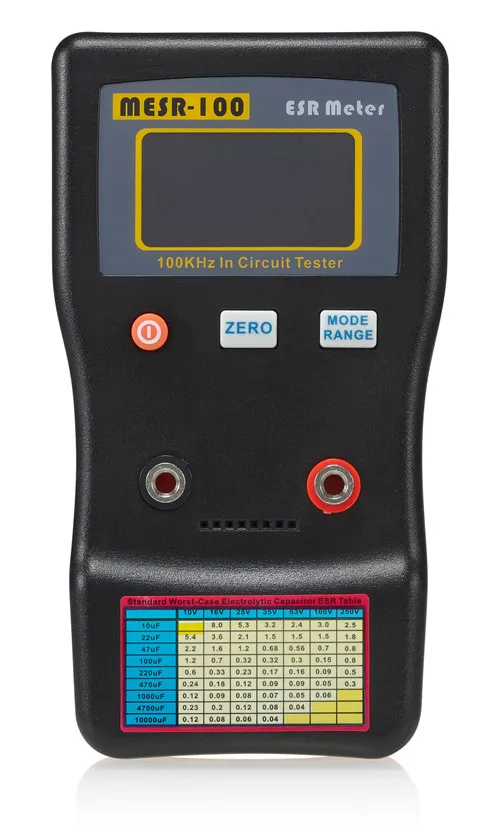 (MESR-100) digital automatic range ESR electrolytic capacitor capacitance resistance table intelligent version of online measure
(MESR-100) digital automatic range ESR electrolytic capacitor capacitance resistance table intelligent version of online measure