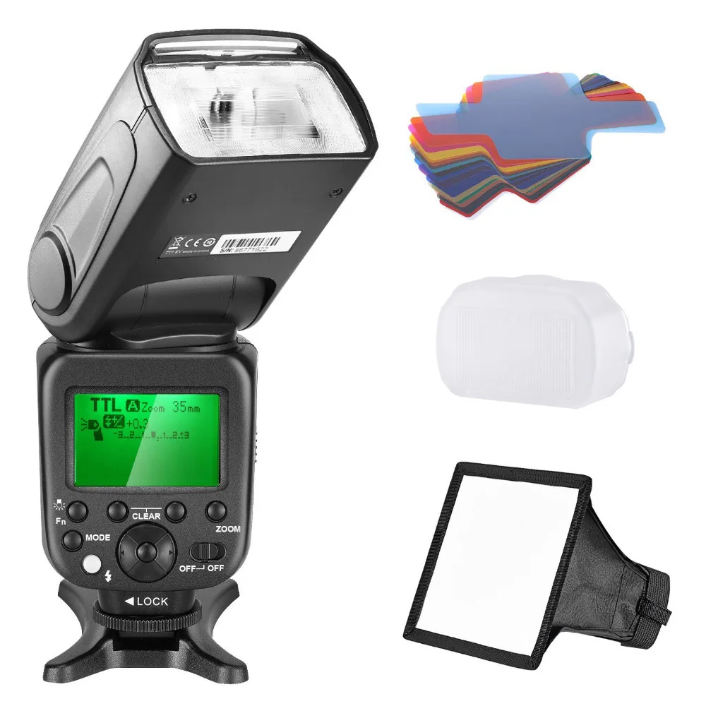 Neewer 2.4G Wireless 1/8000s HSS TTL Master Slave Flash Speedlite Kit for Sony A7 A7R A7S A7II A7RII A7SII A6000 A6300 Cameras
Neewer 2.4G Wireless 1/8000s HSS TTL Master Slave Flash Speedlite Kit for Sony A7 A7R A7S A7II A7RII A7SII A6000 A6300 Cameras