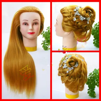 flaxen 70cm 100% Heat Resistant Synthetic Fiber Female hair styling mannequins Head High Quality free shipping training head
flaxen 70cm 100% Heat Resistant Synthetic Fiber Female hair styling mannequins Head High Quality free shipping training head