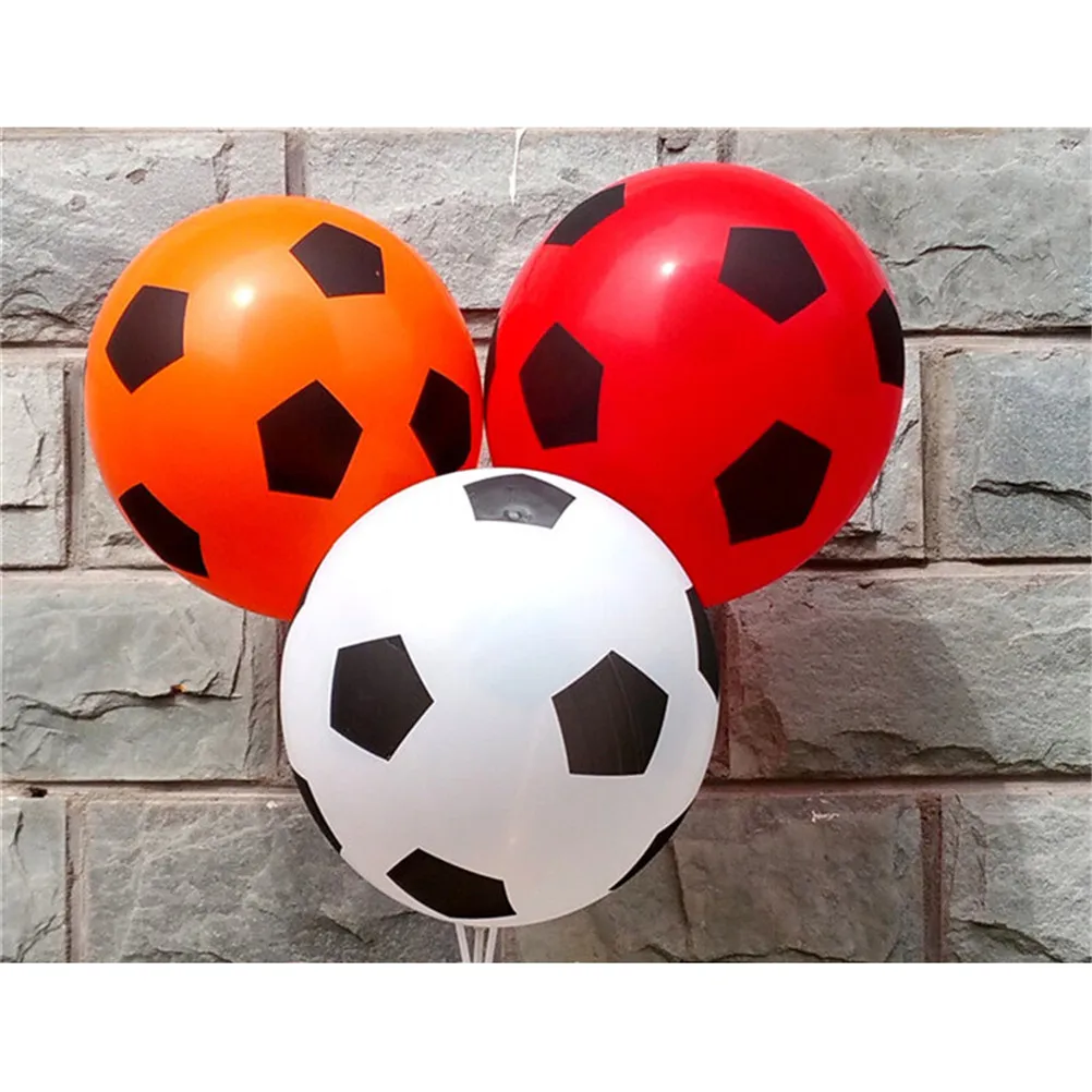 10pcs /lot white red orange Football printing balloon round balloons party decorations
10pcs /lot white red orange Football printing balloon round balloons party decorations