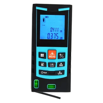 Digital 80M/ 262FT Laser Measuring Tape Measure Distance Meter with Bubble Level, Recalls 20 Measured Data, Backlight
Digital 80M/ 262FT Laser Measuring Tape Measure Distance Meter with Bubble Level, Recalls 20 Measured Data, Backlight