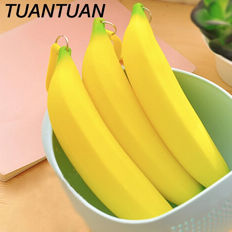Yellow Banana Pencil Case Kawaii Bag Children's Purses For Kids Cute Silicone Coin Purse
Yellow Banana Pencil Case Kawaii Bag Children's Purses For Kids Cute Silicone Coin Purse