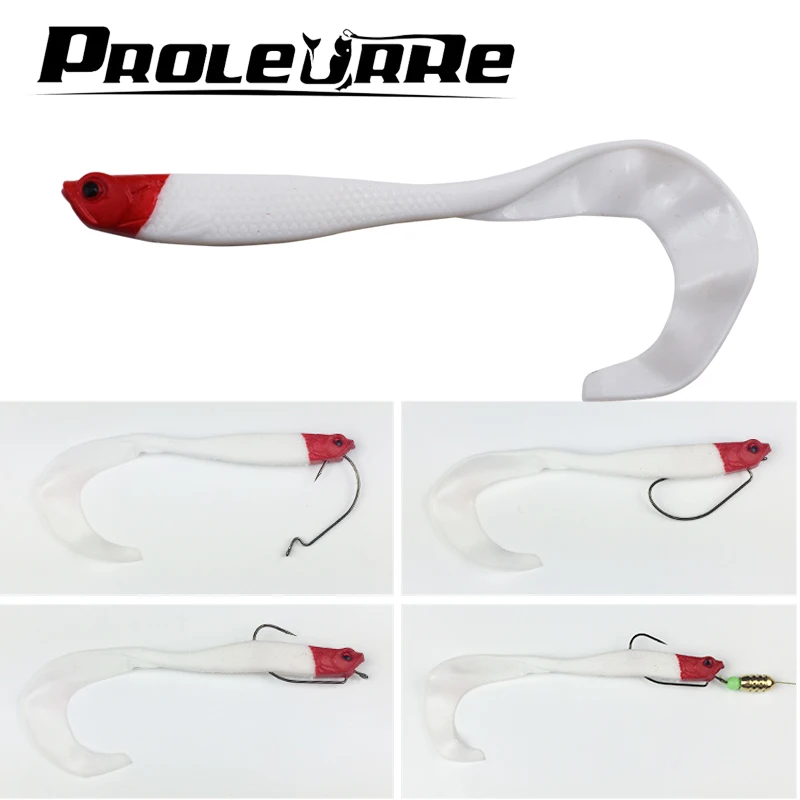 Proleurre 5pcs Fishing lure soft 12.5cm 5.5g 3d augen baits iscas artificiais silicone bait carp fishing tackle winter fishing
Proleurre 5pcs Fishing lure soft 12.5cm 5.5g 3d augen baits iscas artificiais silicone bait carp fishing tackle winter fishing