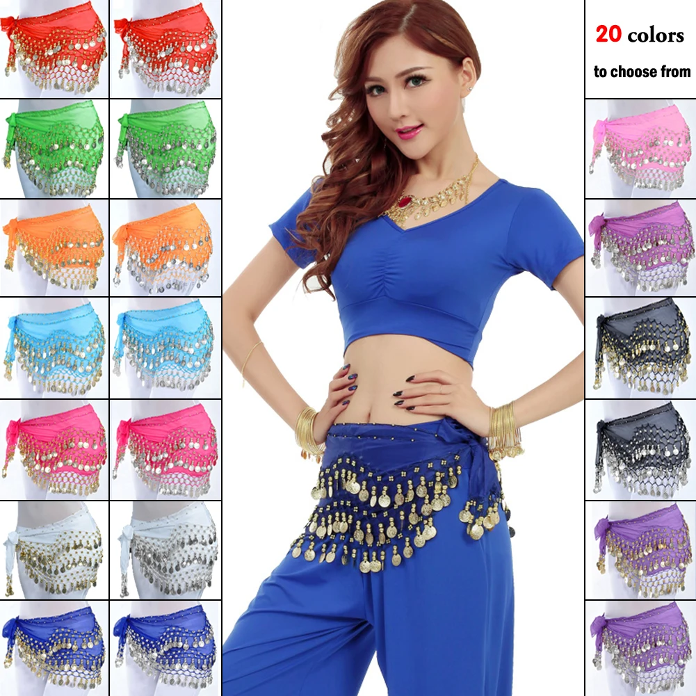 Colorful Belly Dance Hip Skirt Scarf Belt Waist Chain Wrap With Gold Sliver Coin Dancing Tribal Costume Event Party Supplier
Colorful Belly Dance Hip Skirt Scarf Belt Waist Chain Wrap With Gold Sliver Coin Dancing Tribal Costume Event Party Supplier