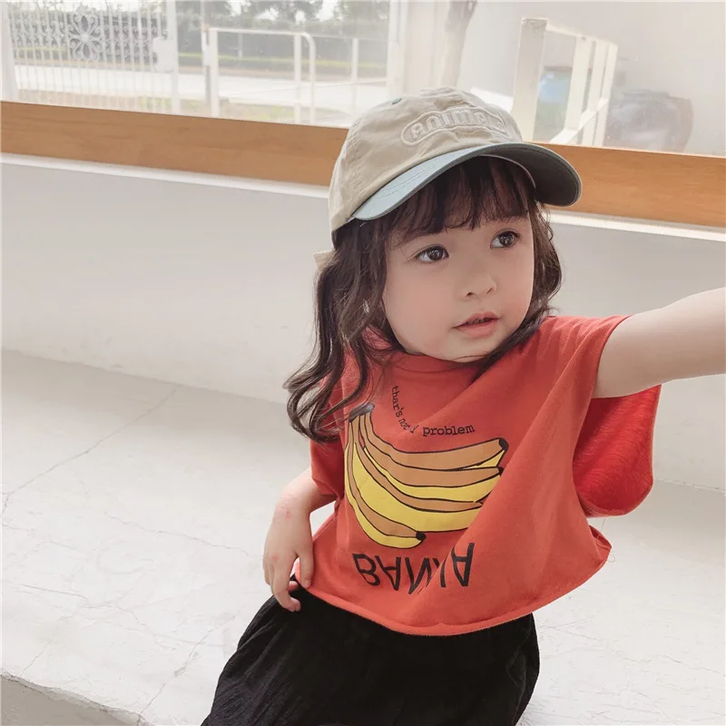 Summer cute kids cartoon printed short sleeve Bat shirts baby girls cotton loose all-match Tees clothes
Summer cute kids cartoon printed short sleeve Bat shirts baby girls cotton loose all-match Tees clothes
