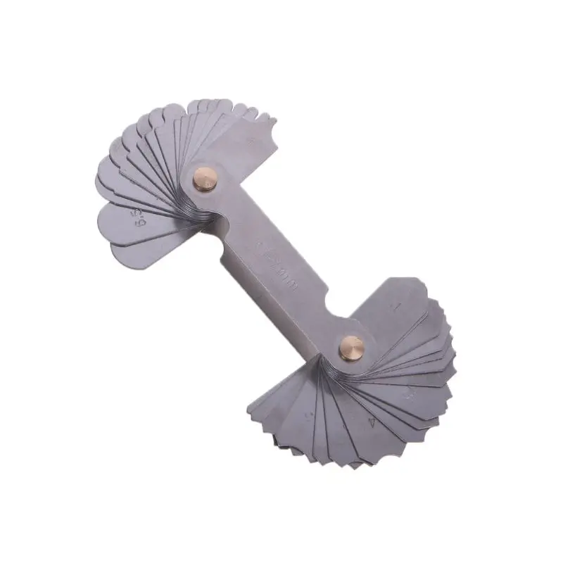 High Precision R 1-7mm Radius Gauge Fillet Gauge Sample R Gauge Pocket Folding Blade Measuring & Gauging Tools for Woodworking
High Precision R 1-7mm Radius Gauge Fillet Gauge Sample R Gauge Pocket Folding Blade Measuring & Gauging Tools for Woodworking
