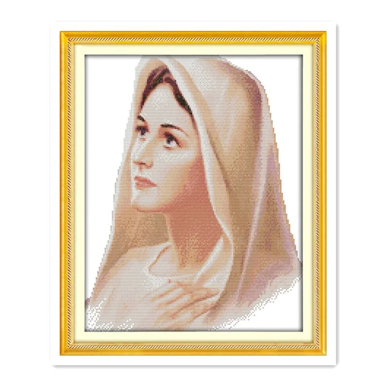 11CT 14CT Printed Embroidery Cross Stitch Kit, Handmade Embroidery Hanging Picture by Our Lady of Jesus Christ
11CT 14CT Printed Embroidery Cross Stitch Kit, Handmade Embroidery Hanging Picture by Our Lady of Jesus Christ