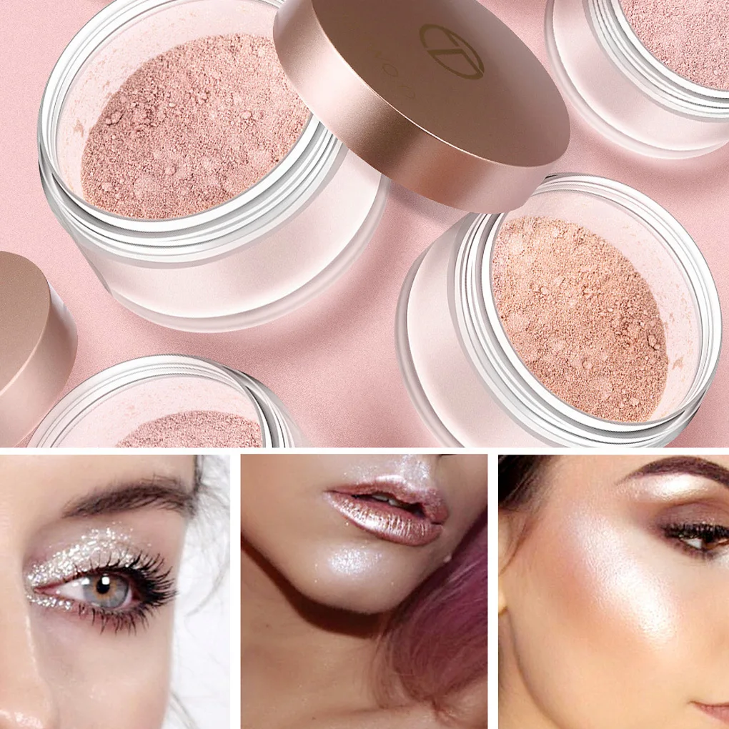 4 Colors Shimmer Glitter Highlighter Powder Illuminator Waterproof Brighten Powder 3D Face Contour
4 Colors Shimmer Glitter Highlighter Powder Illuminator Waterproof Brighten Powder 3D Face Contour
