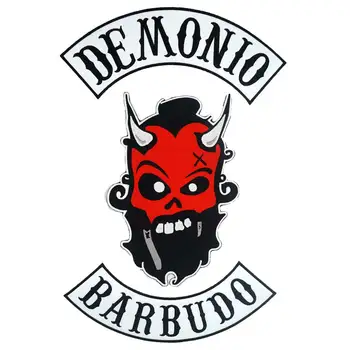 DEMONIO BARBUDO Embroidered Full Back of Jacket Biker Patch Iron On Sew On Vest Jeans Applique Badge
DEMONIO BARBUDO Embroidered Full Back of Jacket Biker Patch Iron On Sew On Vest Jeans Applique Badge