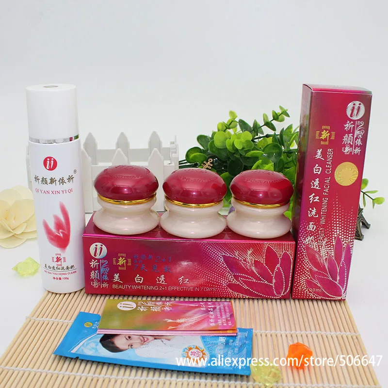 YiQi Beauty Whitening 2+1 Effective In 7 Days A+B+C +Facial Cleanser (red cover)
YiQi Beauty Whitening 2+1 Effective In 7 Days A+B+C +Facial Cleanser (red cover)