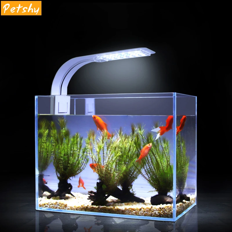 Petshy 10W LED Aquarium Fish Tank Lights Super Slim Waterproof Clip-on Lamp Plants Grow Light Energy Saving Aquarium Lighting
Petshy 10W LED Aquarium Fish Tank Lights Super Slim Waterproof Clip-on Lamp Plants Grow Light Energy Saving Aquarium Lighting