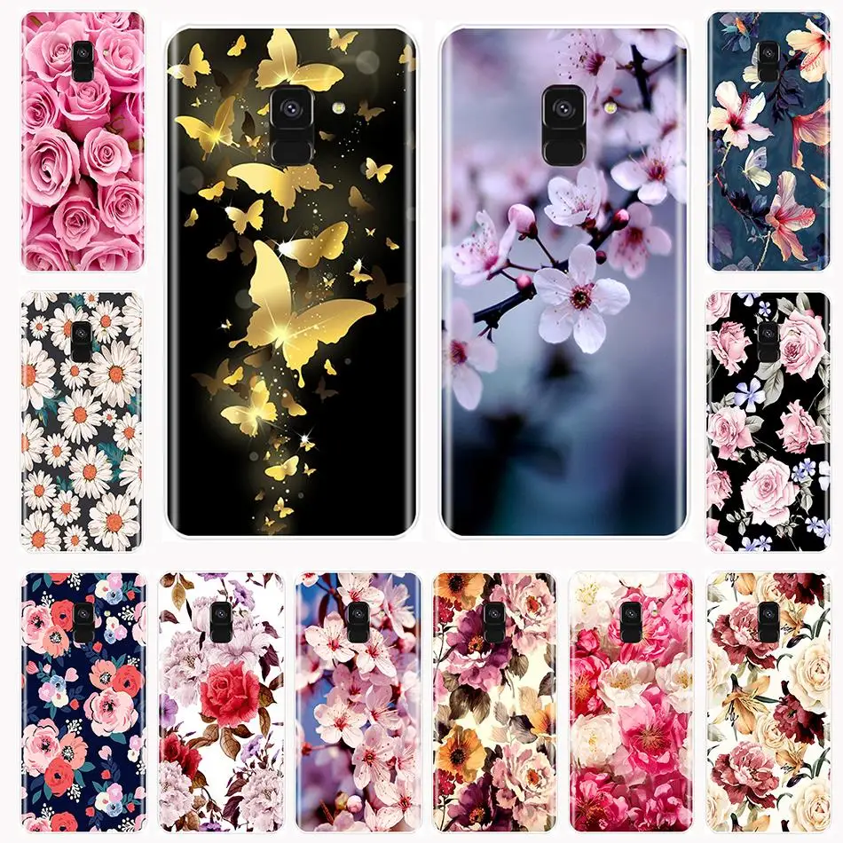 Silicone Phone Case For Samsung Galaxy A6 A8 Plus 2018 A5 A7 Cute Beautiful flowers Soft Back Cover Samsung A3 A5 A7 2016 2017
Silicone Phone Case For Samsung Galaxy A6 A8 Plus 2018 A5 A7 Cute Beautiful flowers Soft Back Cover Samsung A3 A5 A7 2016 2017