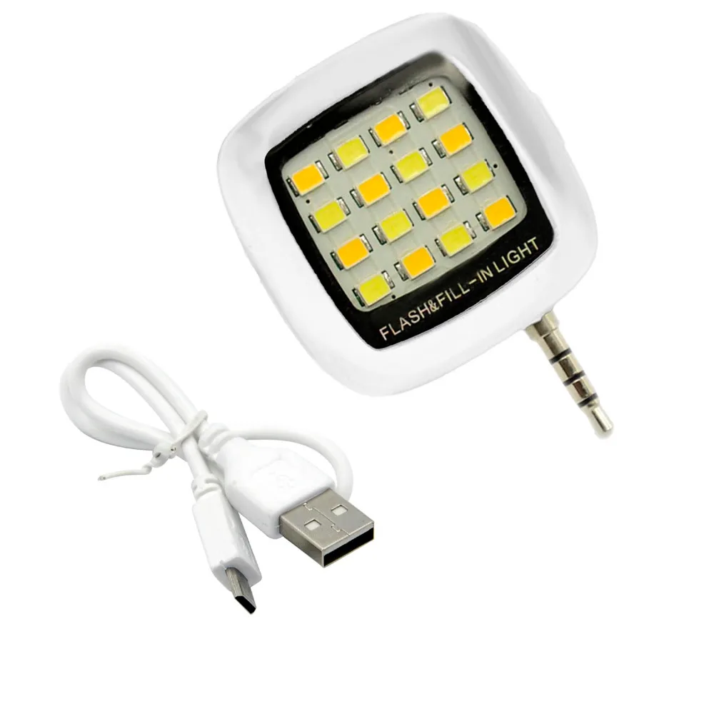 Gosear Built-in 16 LED Selfie Flash Light for Camera Phone Fill-in support for Multiple Photography Selfie Using Sync LED Flash
Gosear Built-in 16 LED Selfie Flash Light for Camera Phone Fill-in support for Multiple Photography Selfie Using Sync LED Flash