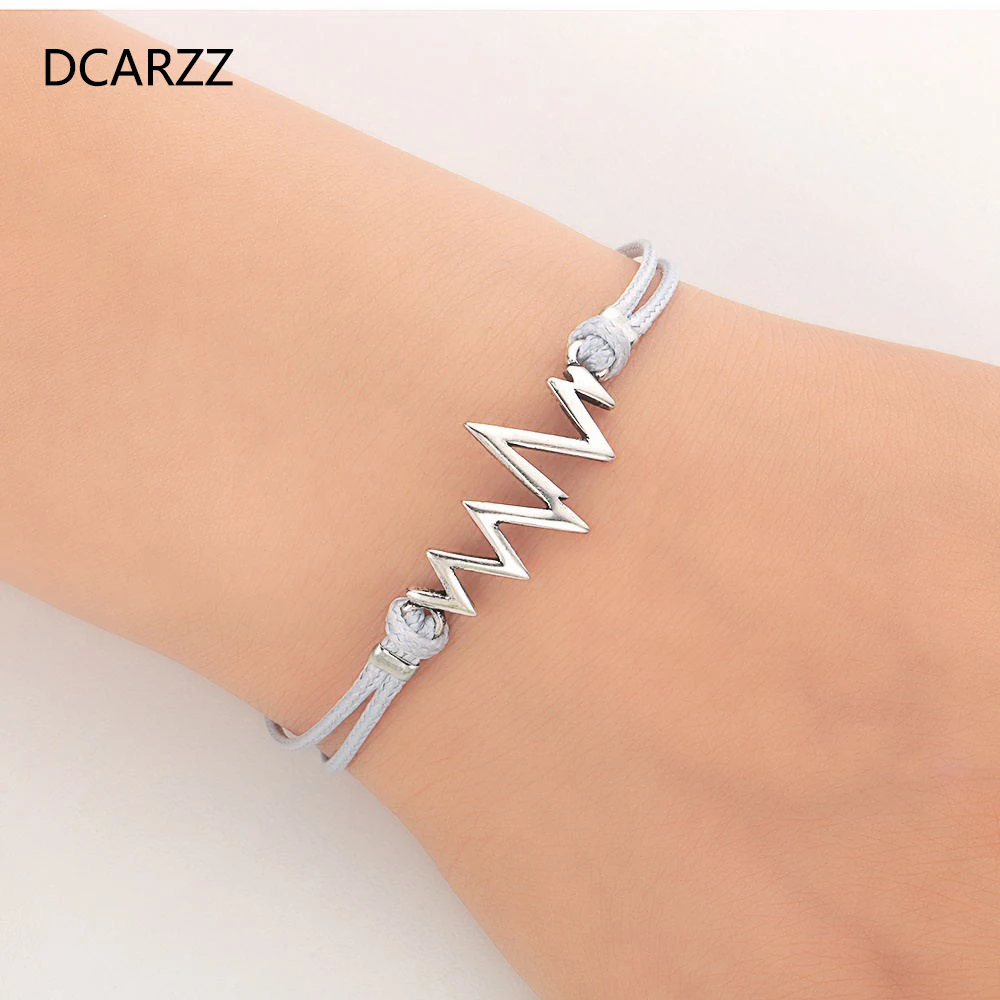 DCARZZ Medical Heartbeat Bracelets For Nurse/Doctor Gift ECG Stainless Steel Rope Chain Bracelet Women Jewelry Bracelet Femme
DCARZZ Medical Heartbeat Bracelets For Nurse/Doctor Gift ECG Stainless Steel Rope Chain Bracelet Women Jewelry Bracelet Femme