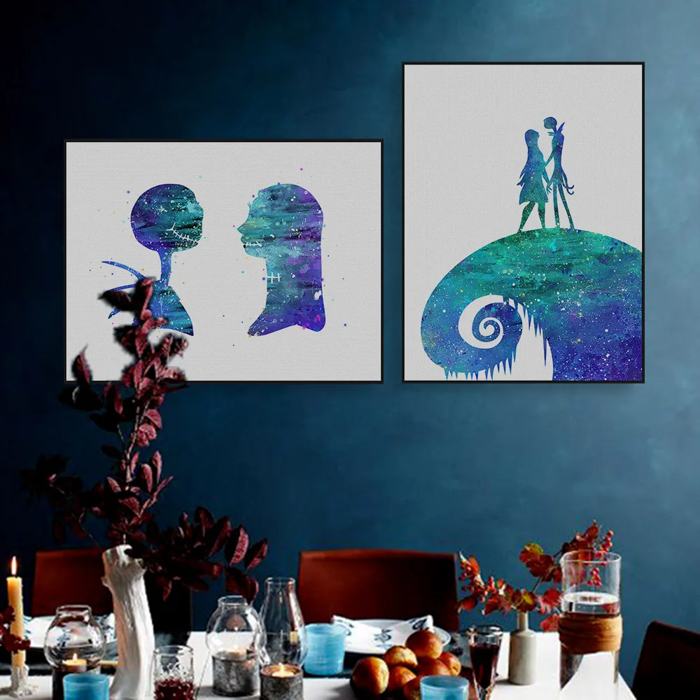 Watercolor Nightmare Christmas Lovers Pop Movie Art Print Poster Wall Picture Canvas Painting No Frame Living Room Decor
Watercolor Nightmare Christmas Lovers Pop Movie Art Print Poster Wall Picture Canvas Painting No Frame Living Room Decor