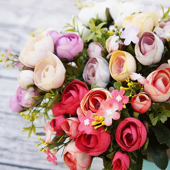 10 heads Artificial plastic flowers floristics new Year christmas Home vases for decoration bouquet silk rose Small tea bud
10 heads Artificial plastic flowers floristics new Year christmas Home vases for decoration bouquet silk rose Small tea bud