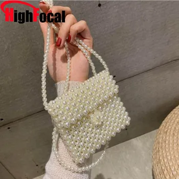 2019 New Luxury Brand Pearls Bag Beaded Small Mini Flap Messenger Bag Women Bag Party Vintage Handage Summer Luxury White
2019 New Luxury Brand Pearls Bag Beaded Small Mini Flap Messenger Bag Women Bag Party Vintage Handage Summer Luxury White