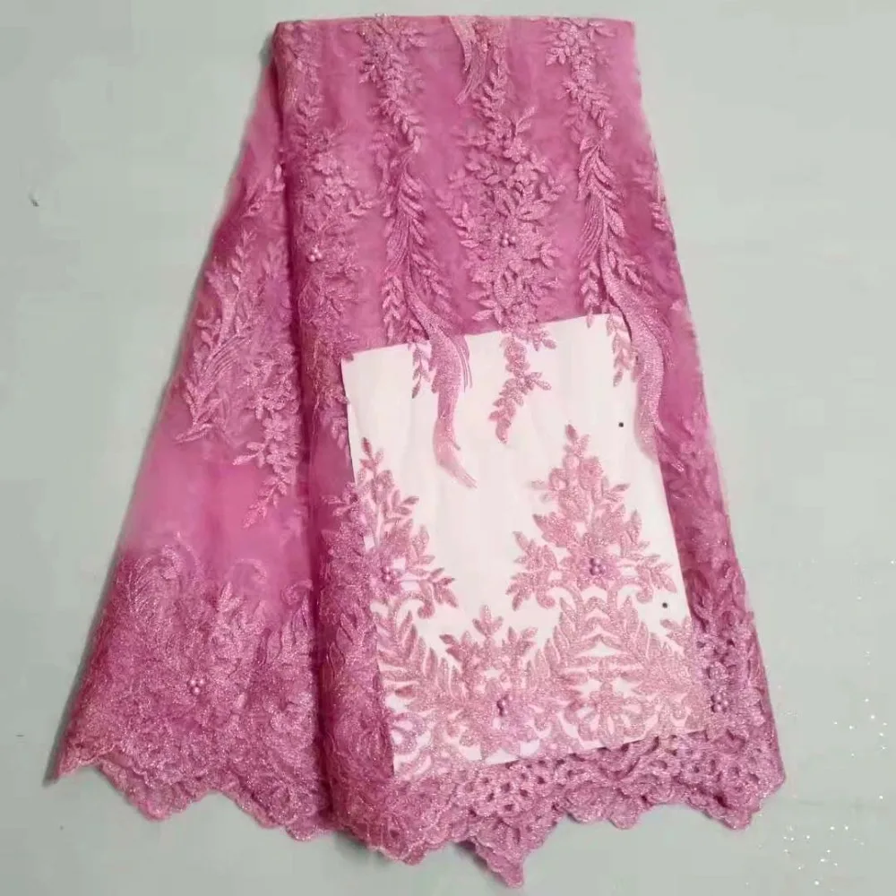 African French Embroidered Net Lace Fabric High Quality Pink Nigerian Laces Fabric Bridal French Tulle Lace Fabric
African French Embroidered Net Lace Fabric High Quality Pink Nigerian Laces Fabric Bridal French Tulle Lace Fabric