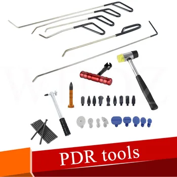 Auto Dent Removal Pdr Rod Tool Kit Hail and Door Ding Repair Starter with Hummer Handle Puller Slide Hummer Aluminum Tap Down
Auto Dent Removal Pdr Rod Tool Kit Hail and Door Ding Repair Starter with Hummer Handle Puller Slide Hummer Aluminum Tap Down