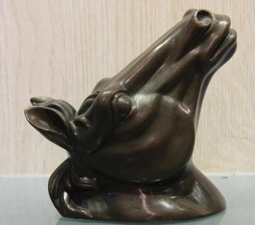 shitou 003157 Art Figurine West Pure Bronze Copper Carving Horse Head Artwork Statue Sculpture discount 30% (C0324)
shitou 003157 Art Figurine West Pure Bronze Copper Carving Horse Head Artwork Statue Sculpture discount 30% (C0324)