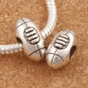 Dots Football Big Hole Beads 7.5x8.7x14mm 100pcs zinc alloy Fit European Charm Bracelets Jewelry DIY L1463
Dots Football Big Hole Beads 7.5x8.7x14mm 100pcs zinc alloy Fit European Charm Bracelets Jewelry DIY L1463