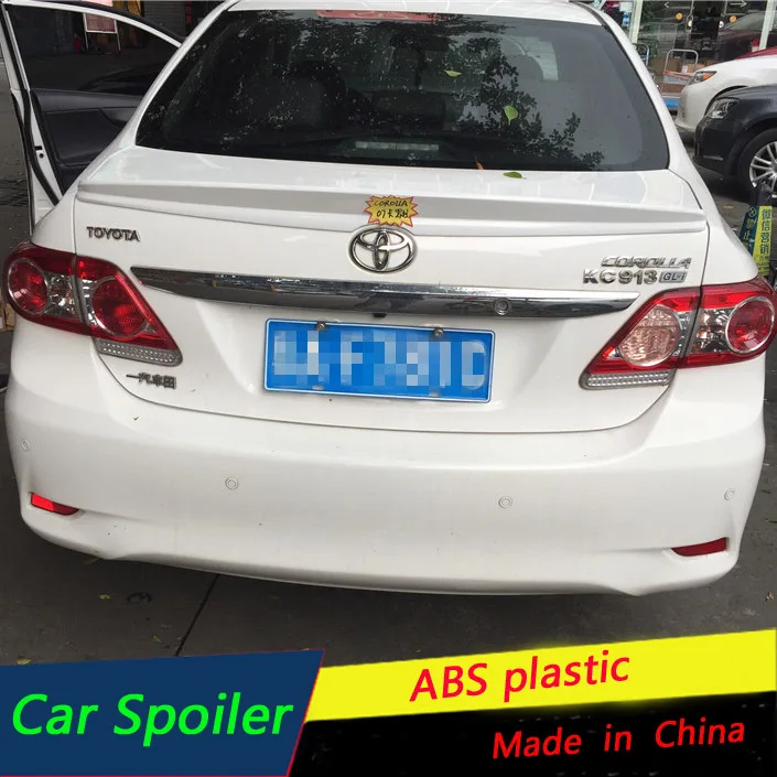 For Toyota Corolla 2007-2013 Spoiler ABS Material Car Rear Wing Primer Color Rear Spoiler Press the tail Spoiler 2009 2010 2011
For Toyota Corolla 2007-2013 Spoiler ABS Material Car Rear Wing Primer Color Rear Spoiler Press the tail Spoiler 2009 2010 2011