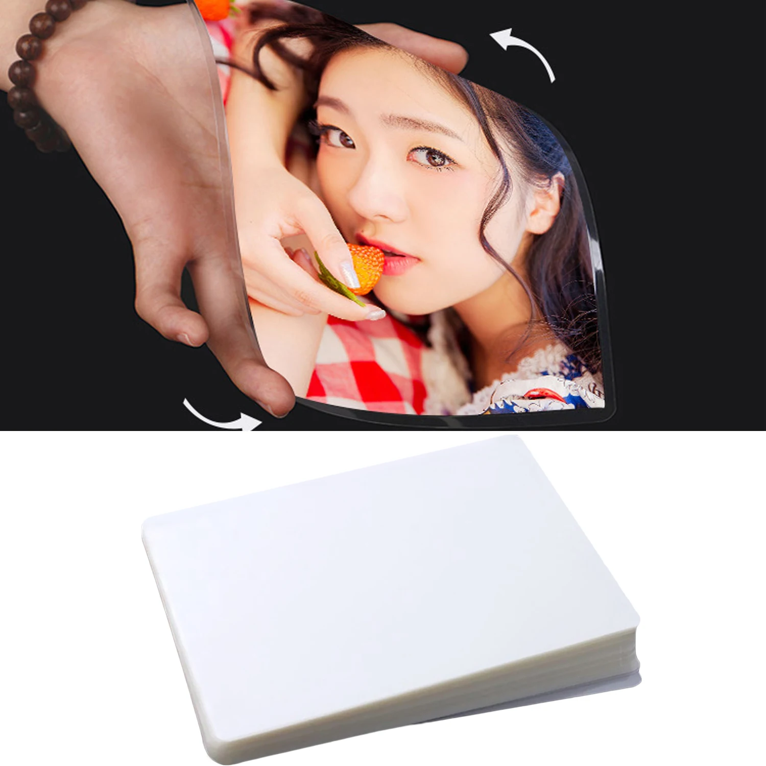 100pcs 7.87 Inch Clear Thermal Laminating Film Plastic Paper Laminator Sheets for Photo Files Card Picture
100pcs 7.87 Inch Clear Thermal Laminating Film Plastic Paper Laminator Sheets for Photo Files Card Picture