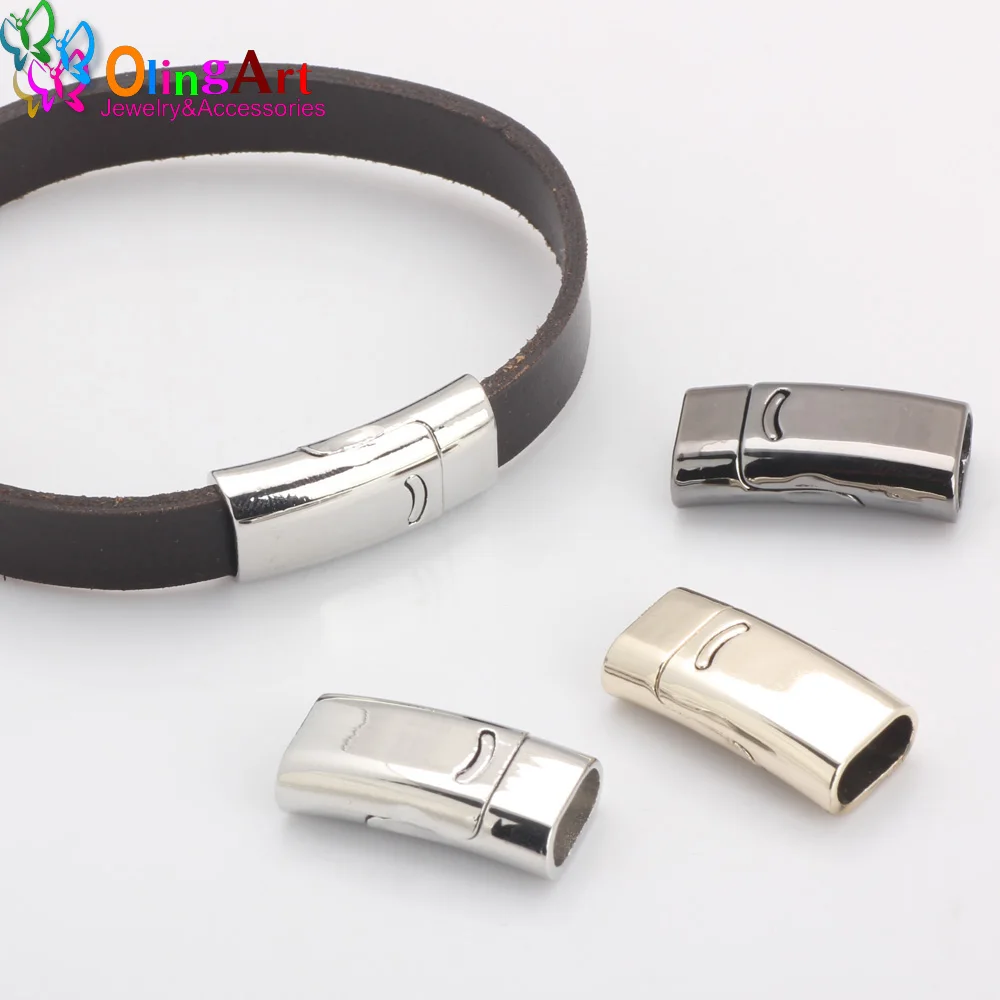 OlingArt 26*13mm 3pcs/lot Magnetic Clasp Plated Rhodium/KC gold / gun black DIY Jewelry making fit 10*4MM leather cord bracelet
OlingArt 26*13mm 3pcs/lot Magnetic Clasp Plated Rhodium/KC gold / gun black DIY Jewelry making fit 10*4MM leather cord bracelet