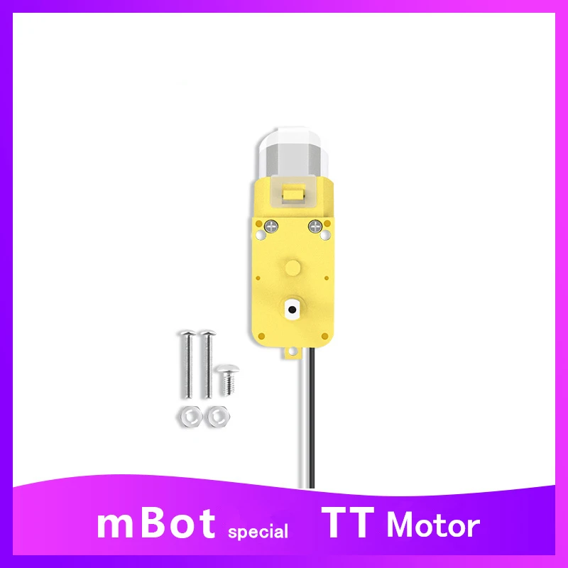 mbot/makex robot motor TT motor 48:1 6V 200rpm/ 6V 312RPM Event dedicated TT motor
mbot/makex robot motor TT motor 48:1 6V 200rpm/ 6V 312RPM Event dedicated TT motor