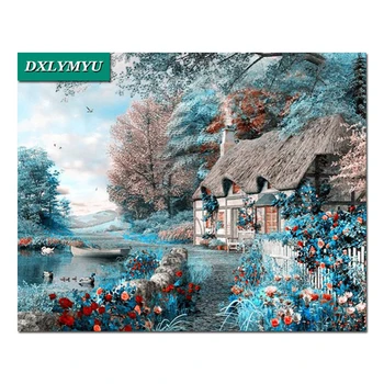 5D Diamond Mosaic Diamond Painting Cross Stitch kit Country cottage Diamond Embroidery scenic Patterns Rhinestones home decor
5D Diamond Mosaic Diamond Painting Cross Stitch kit Country cottage Diamond Embroidery scenic Patterns Rhinestones home decor