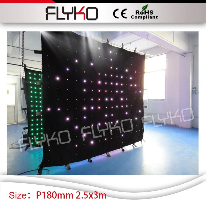 Best quality 2.5*3m led curtain P18 led backdrop video curtain nightclub tv show decor
Best quality 2.5*3m led curtain P18 led backdrop video curtain nightclub tv show decor
