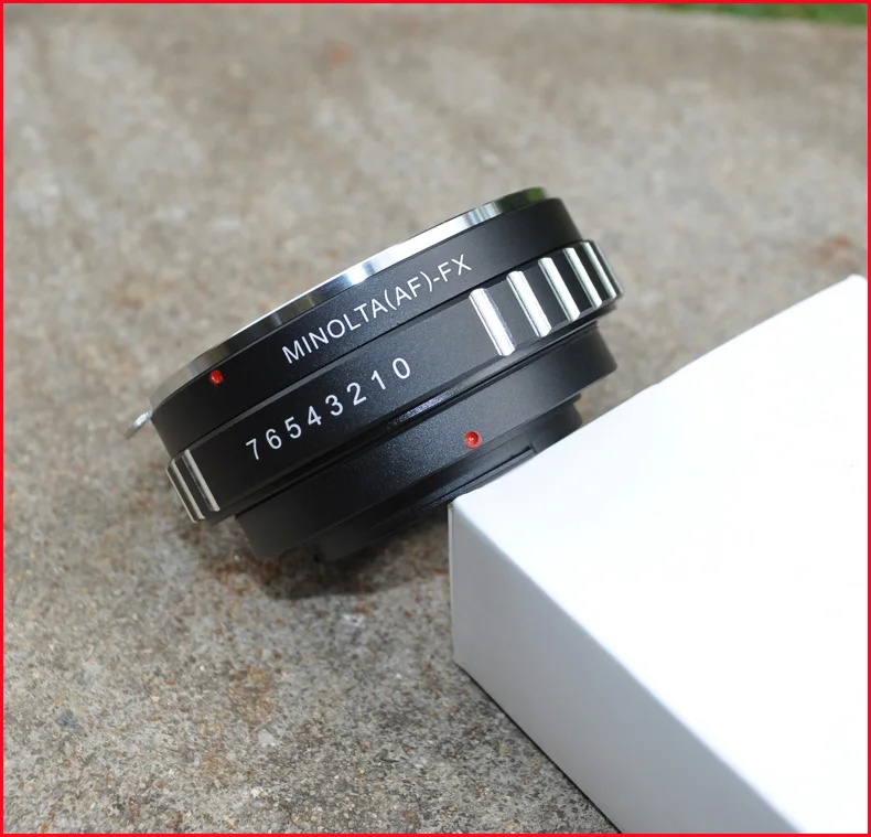 For Sony Minolta AF MA Lens to Fujifilm X FX Camera Fuji XT20 X-T2 XT10 XE2 XE1 XM1 X-Pro2, X100F, X100T, X70,X30, XQ2 AF-FX
For Sony Minolta AF MA Lens to Fujifilm X FX Camera Fuji XT20 X-T2 XT10 XE2 XE1 XM1 X-Pro2, X100F, X100T, X70,X30, XQ2 AF-FX