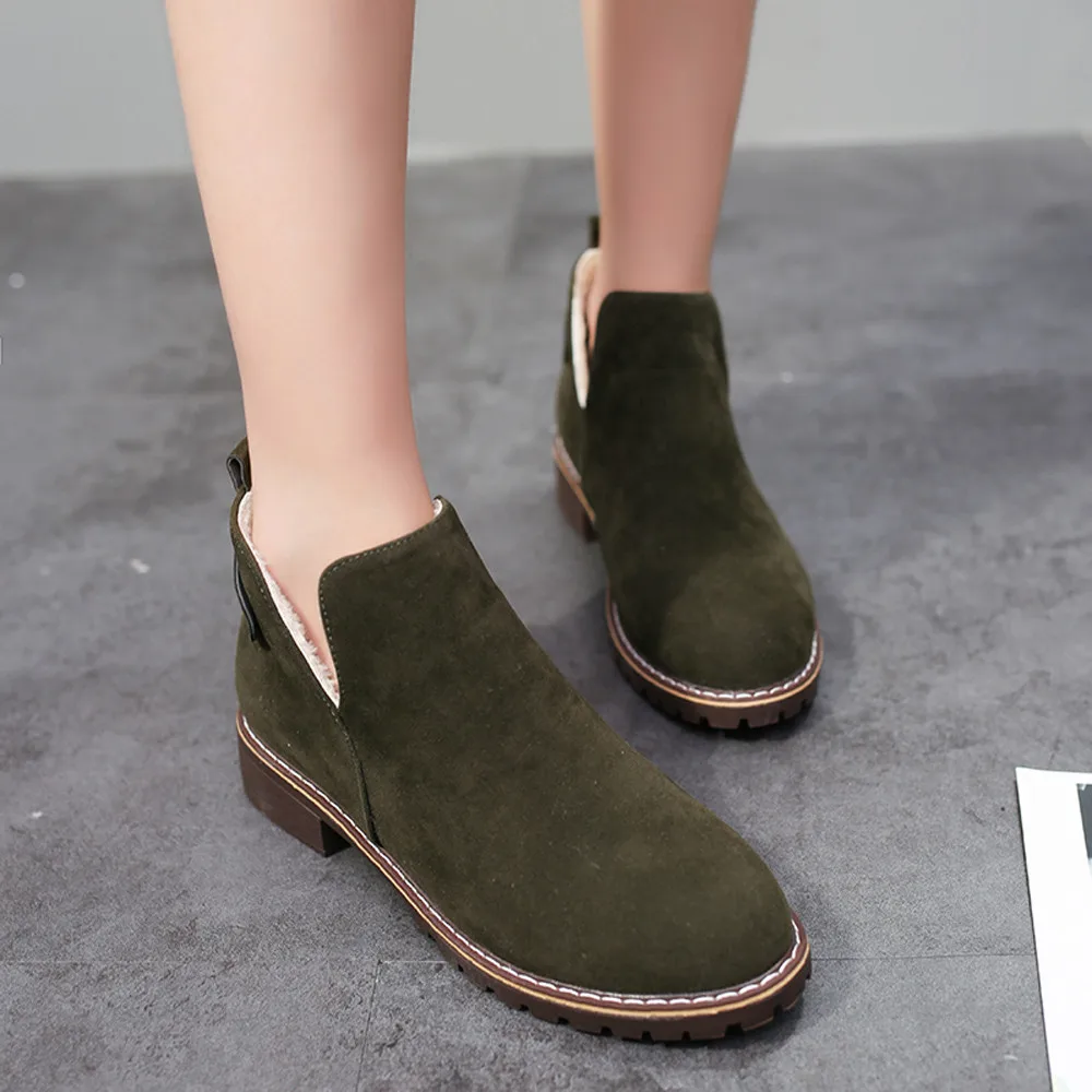 Vintage Winter Black ankle Women Boots Round Toe Flat Shoes Hasp Suede Martinas Boots woman shoes autumn winter 2018 cg
Vintage Winter Black ankle Women Boots Round Toe Flat Shoes Hasp Suede Martinas Boots woman shoes autumn winter 2018 cg